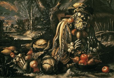 De fire årstider: Vinter, mellem 1685 og 1695. af Antonio Rasio