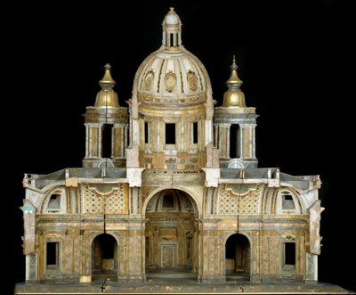 Model af katedralen St. Isaac af Dalmatien i Sankt Petersborg, 1767-69 af Antonio Rinaldi