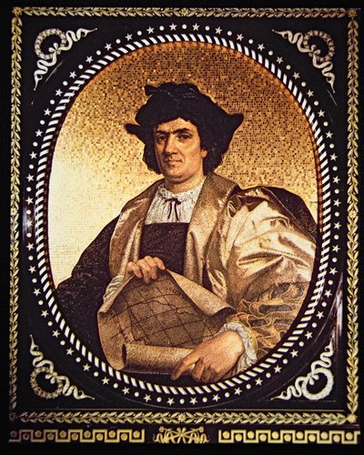 Christopher Columbus (mosaik) af Antonio Salviati