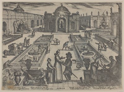 April: En have (De tolv måneder I) af Antonio Tempesta