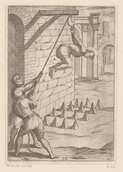 Tortur: tab på skarpe spidser Tortur udsat af kristne martyrer (serietitel) Varia tormentorum et supplicioru crudelium (...) (serietitel) af Antonio Tempesta