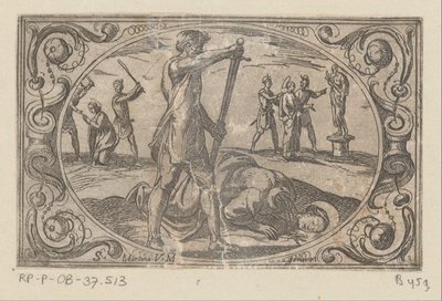 H. Martina Romeinse martelaressen (serietitel) Imagini di moltes vergini Rom i martyrium (serietitel) af Antonio Tempesta