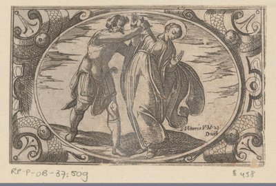 H. Victoria Romeinse martelaressen (serietitel) Imagini di moltes vergini Rom i martyrium (serietitel) af Antonio Tempesta