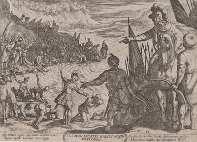 Plade 13: Gideon vælger sine soldater, fra 