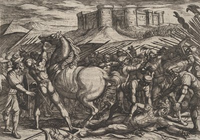 Plade 17: Romerne vildledt af Civilis