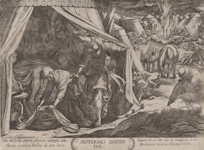 Plade 23: Judith og Holofernes, fra 