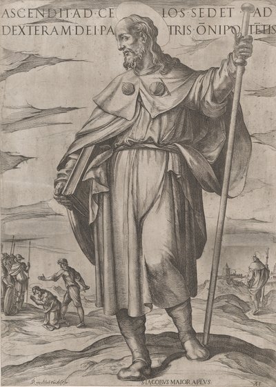 St. James Major, slutningen af 1500-tallet., slutningen af 1500-tallet. af Antonio Tempesta