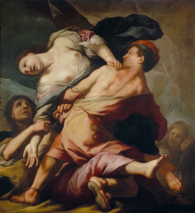 En voldtægtsscene af Antonio Zanchi