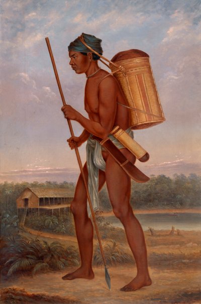 Diak Man, ca. 1893. af Antonio Zeno Shindler