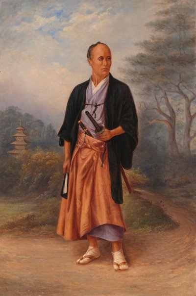 Japansk mand, ca. 1893. af Antonio Zeno Shindler