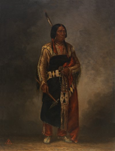 Mak-phe-ah-luta Red Cloud, ca. 1887. af Antonio Zeno Shindler
