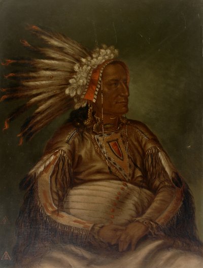 The Fighting Kill Red Plume, ca. 1887. af Antonio Zeno Shindler