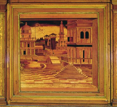 Marquetry Panel fra Grotta af Isabella d