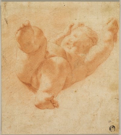 Forkortede Putto af Antonio da Correggio