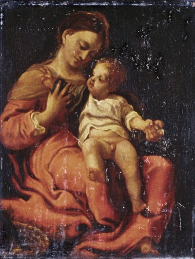 Madonna og barn af Antonio da Correggio
