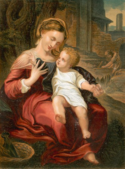 Den hellige familie af Antonio da Correggio