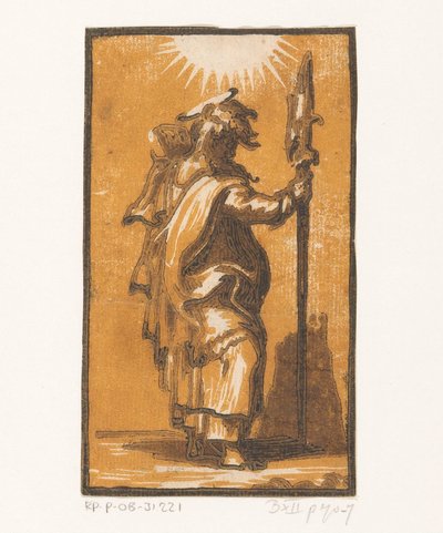 Sankt Mattæus Kristus og de tolv apostle (serietitel) af Antonio da Trento (attributed to)