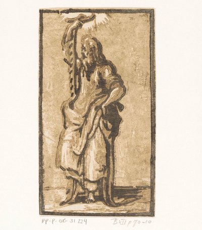Sankt Simon Kristus og de tolv apostle (serietitel) af Antonio da Trento (attributed to)