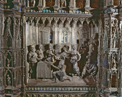 Herodes fest med Salomes-dans, Argentos alter, 1478 (sølv) af Antonio di Salvi