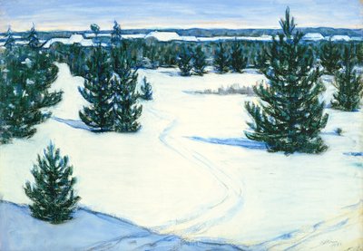 Vinterlandskab, 1938 af Ants Laikmaa