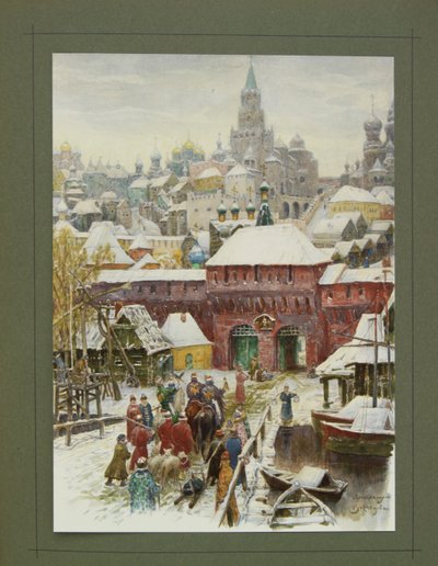 Illustration til storhertugen, tsar- og kejserjagten i Rusland af N. Kutepov, 1896 af Apollinari Mikhailovich Vasnetsov