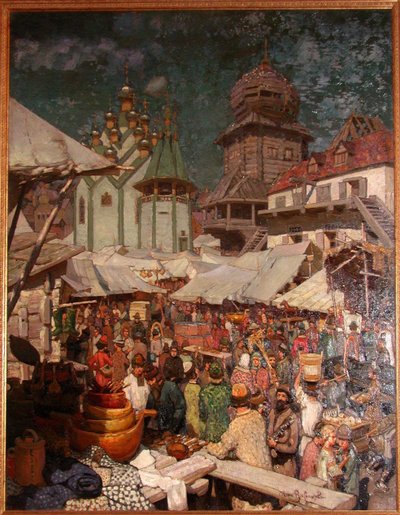 Marked. 17. århundrede, 1903 af Apollinari Mikhailovich Vasnetsov