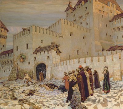 The Killing Ground (Genopbygning af det gamle Moskva) af Apollinari Mikhailovich Vasnetsov