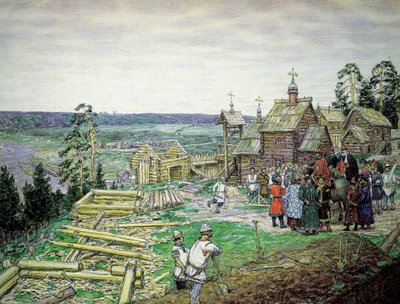Grundlæggelsen af Moskva Kreml, 1156