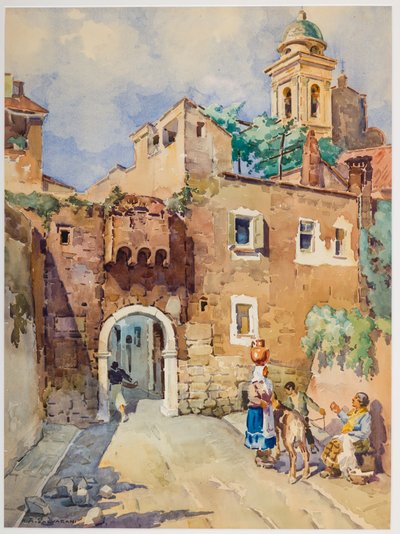 Joseph Bridge (akvarel på papir) af Arcangelo Salvarani
