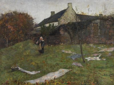 Bagsiden af Gauguins studie af Archibald Standish Hartrick