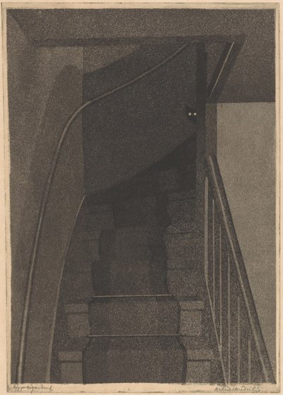Trap (original titel på objekt) af Arend Hendriks (signed by artist)