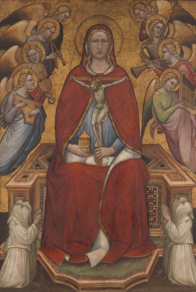 Sankt Maria Magdalena holder et krucifiks, ca. 1395-1400 af Aretino Luca Spinello or Spinelli