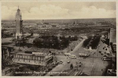 Plaza Britanica og Puerto Nuevo, Buenos Aires, Argentina af Argentinian Photographer