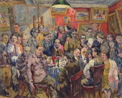 Moskva kunstnere, 1927 af Aristarkh Vasilievic Lentulov