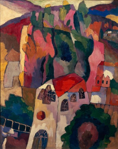 Popler, 1916 af Aristarkh Vasilievic Lentulov