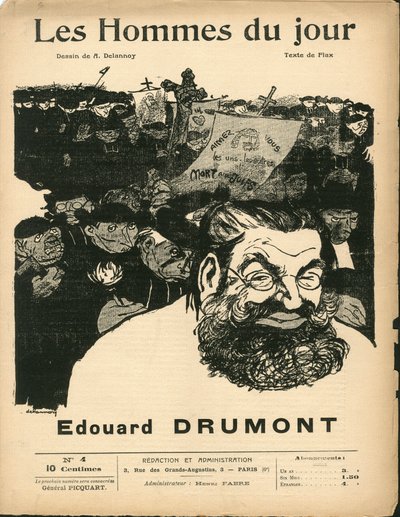 Cover af "" Dagens mænd "", nummer 4 af Aristide Delannoy
