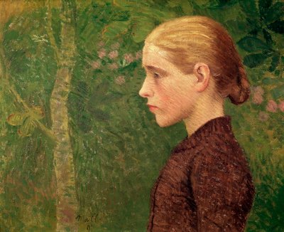 Buste af unge bondemaleri af Aristide Maillol (1861-1944) 1891 søn. 46x55 cm Reims, Musee des Beaux Arts af Aristide Maillol