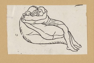Daphnis und Chloë zusammen liegend af Aristide Maillol