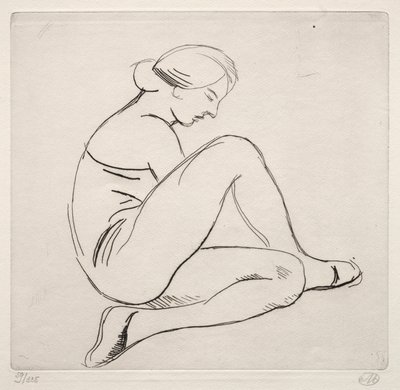 Siddende kvinde af Aristide Maillol