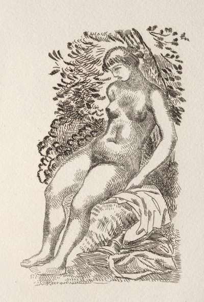 Illustration til et digt af Pierre de Ronsard af Aristide Maillol