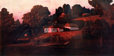En aften i Ukraine, 1901, 1939. af Arkhip Ivanovich Kuindzhi