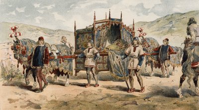 Kuld af en chatelaine, tid for hertugerne af Bourgogne, 15. århundrede af Armand Jean Heins