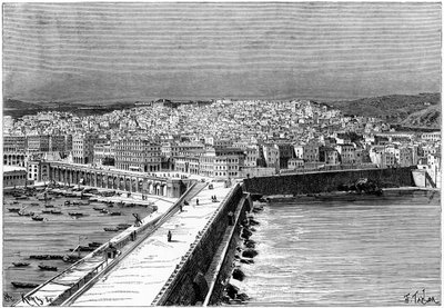 Algier, Algeriet, c1890. af Armand Kohl