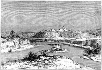 Mejerda ved Slugia, over Mejez-el-Bad, c1890 af Armand Kohl