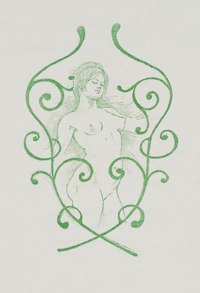 Hollandsk: Afsluttende vignet til Charles Baudelaire, Les Fleurs du Mal af Armand Rassenfosse