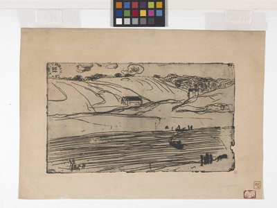 La Pèche (Fiskeri) (ætsning og roulette) af Armand Séguin