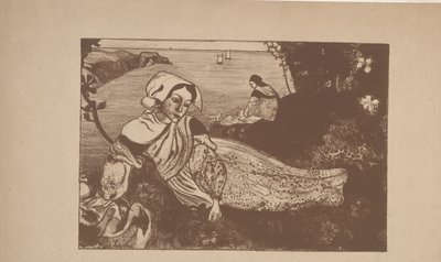 La Primavera (forår) 1894 (zinkograf) af Armand Séguin