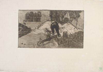Le Debardeur (The Stevadore) 1893 (radering) af Armand Séguin