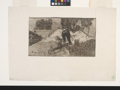 Le Debardeur (The Stevedore) (radering) af Armand Séguin