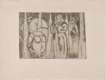 Les Rouisseuses (Hørsamlerne) 1893 (radering) af Armand Séguin